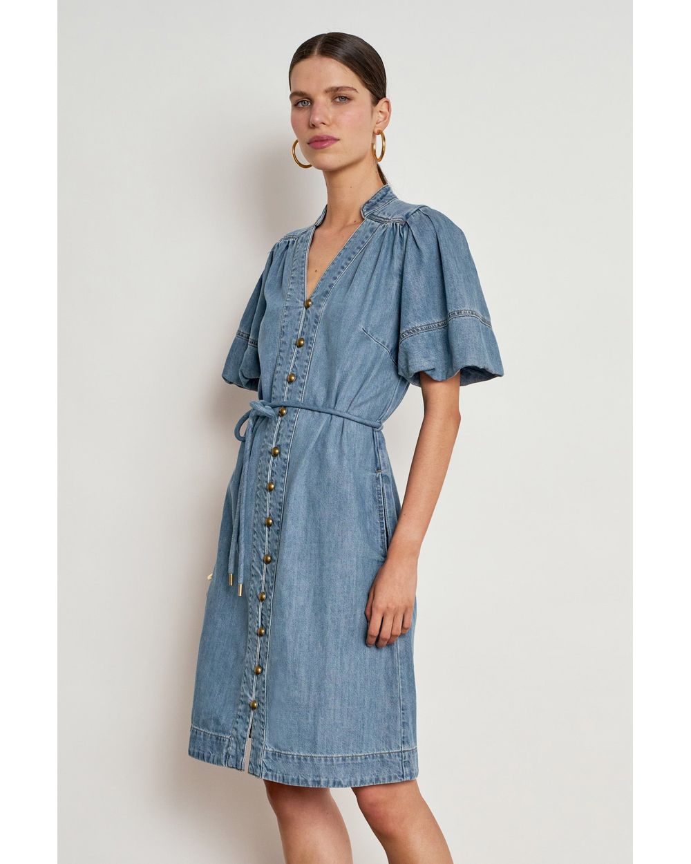Zoe Kratzmann Honor Dress in Mid Wash Denim
