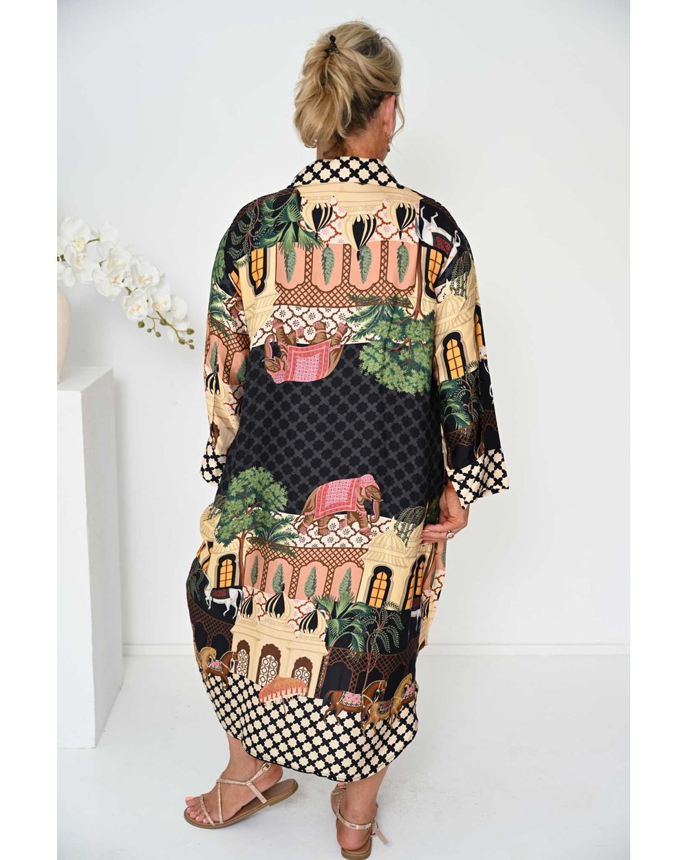 Carnival Dress in Black, side