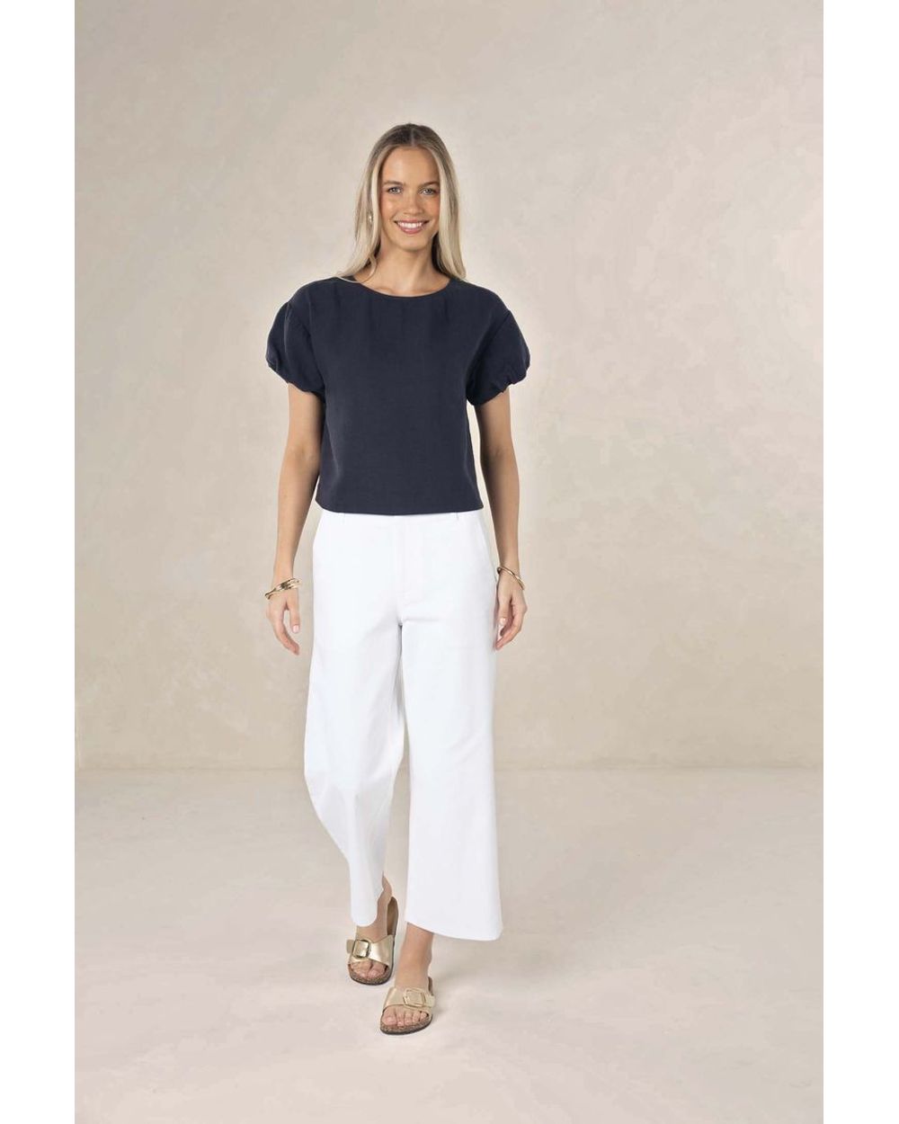 Humidity Marise Top in navy