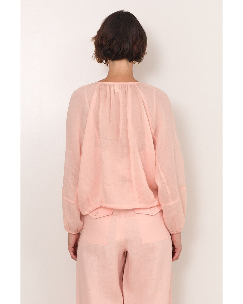 Adorne Yasmine Raglan Sleeve Top in Pink