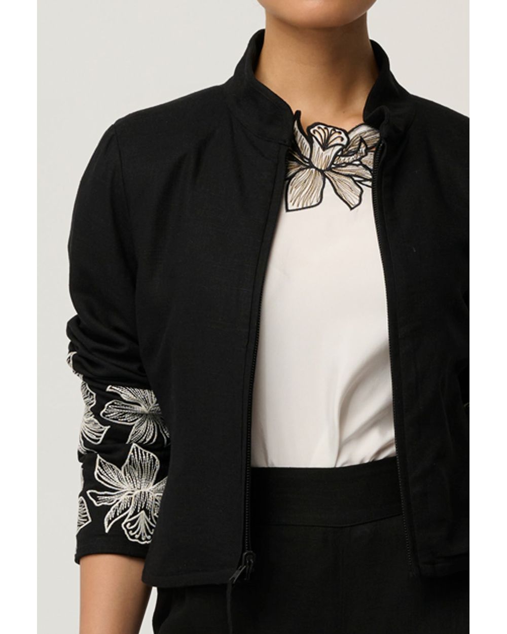 Delray Reversible Jacket (Sunset Orchid / Noir Orchid)