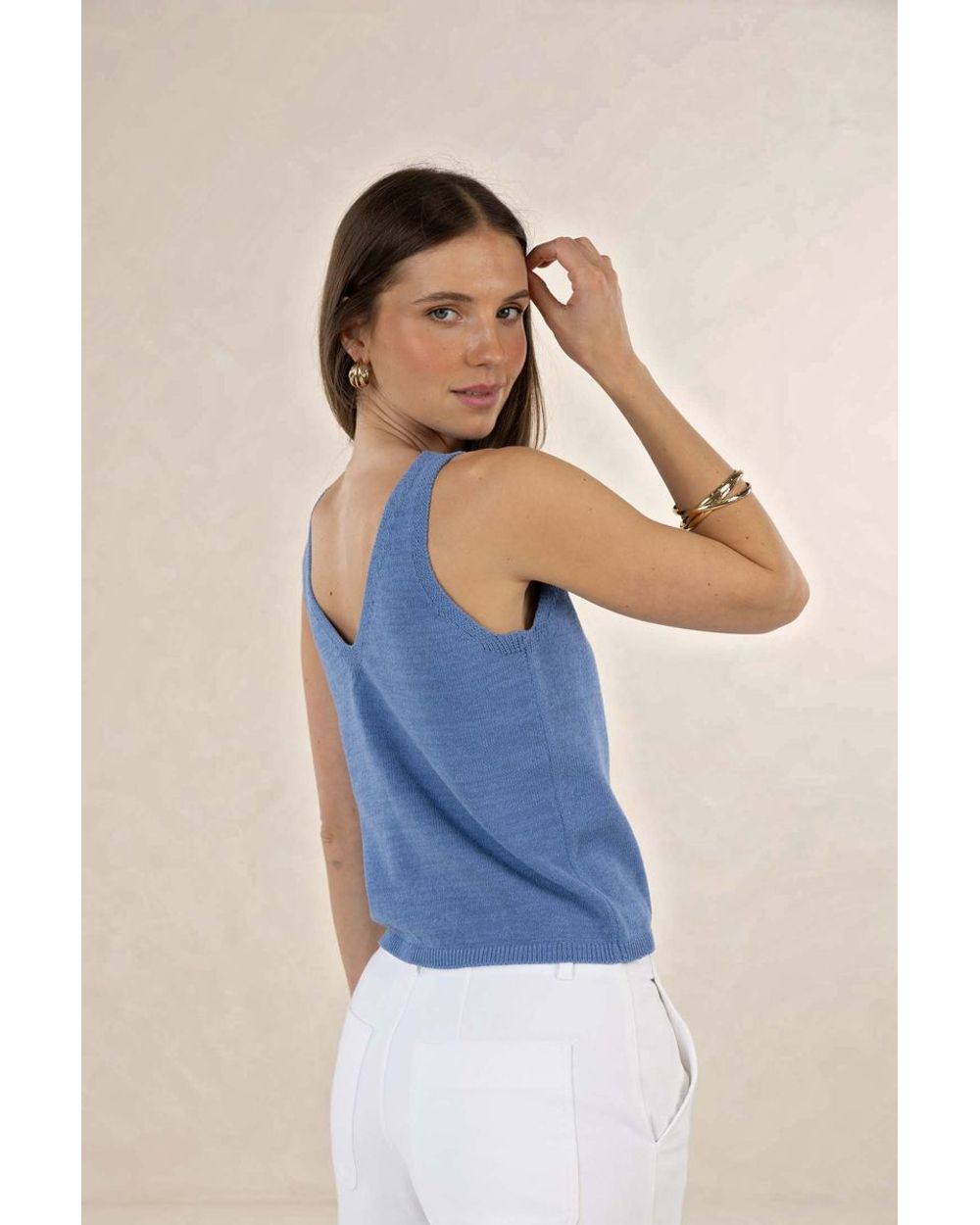 Humidity Amour Tank in Blue