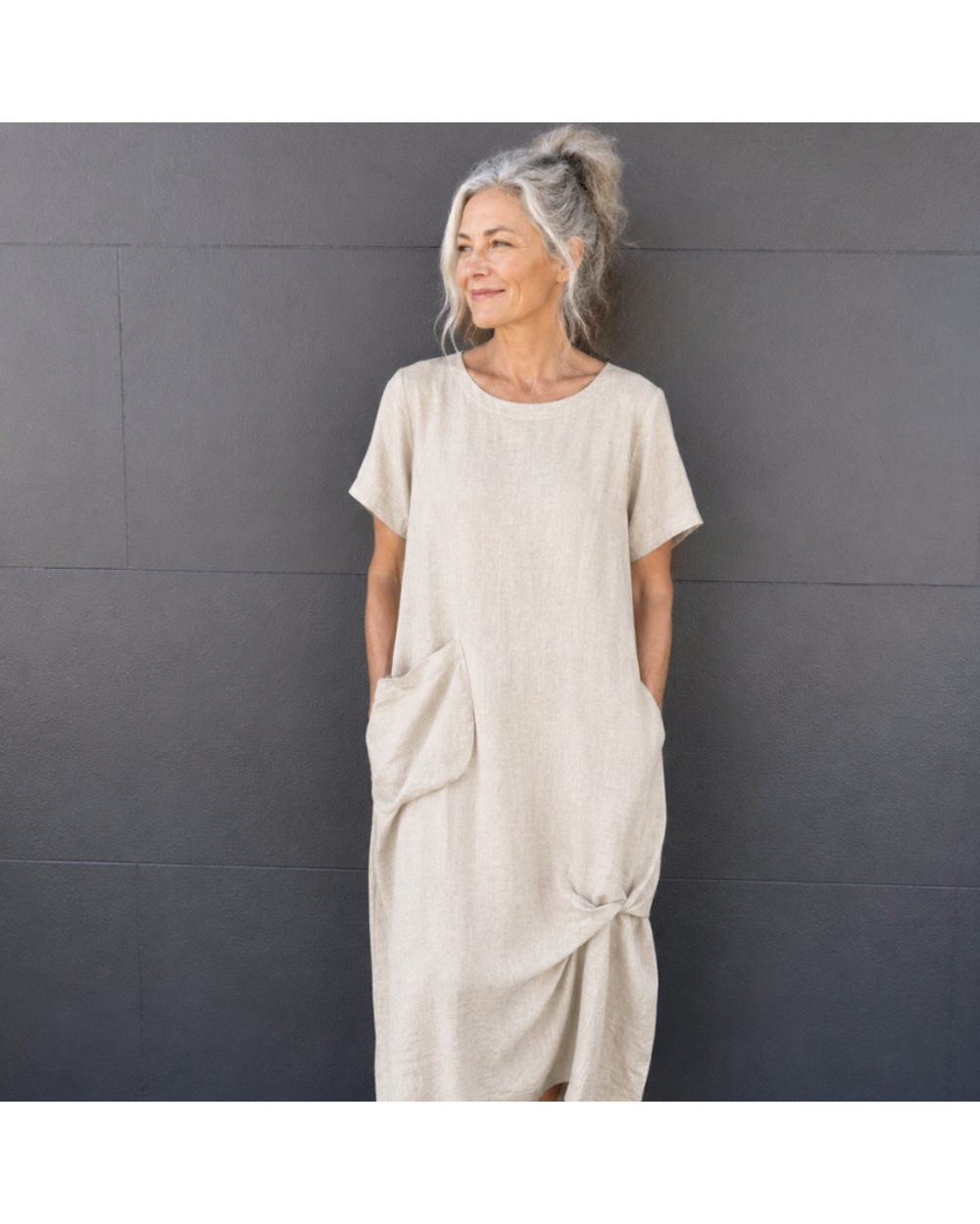 Flaxbloom Amandieu Dress in Natural