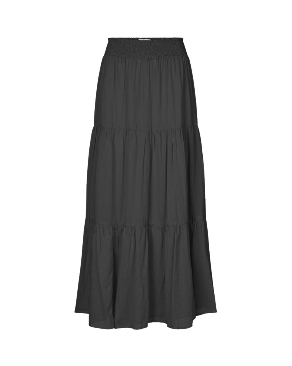 Lolly's Laundry Diamond Maxi Skirt in Washed Black, detail