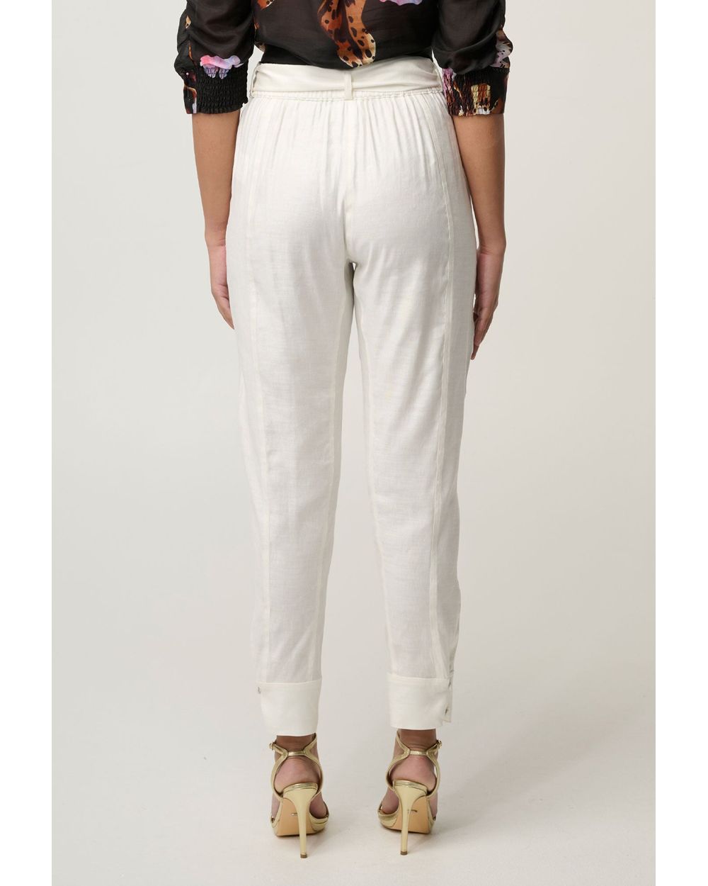 Trinidad Button Cuff Pant (Ivory)