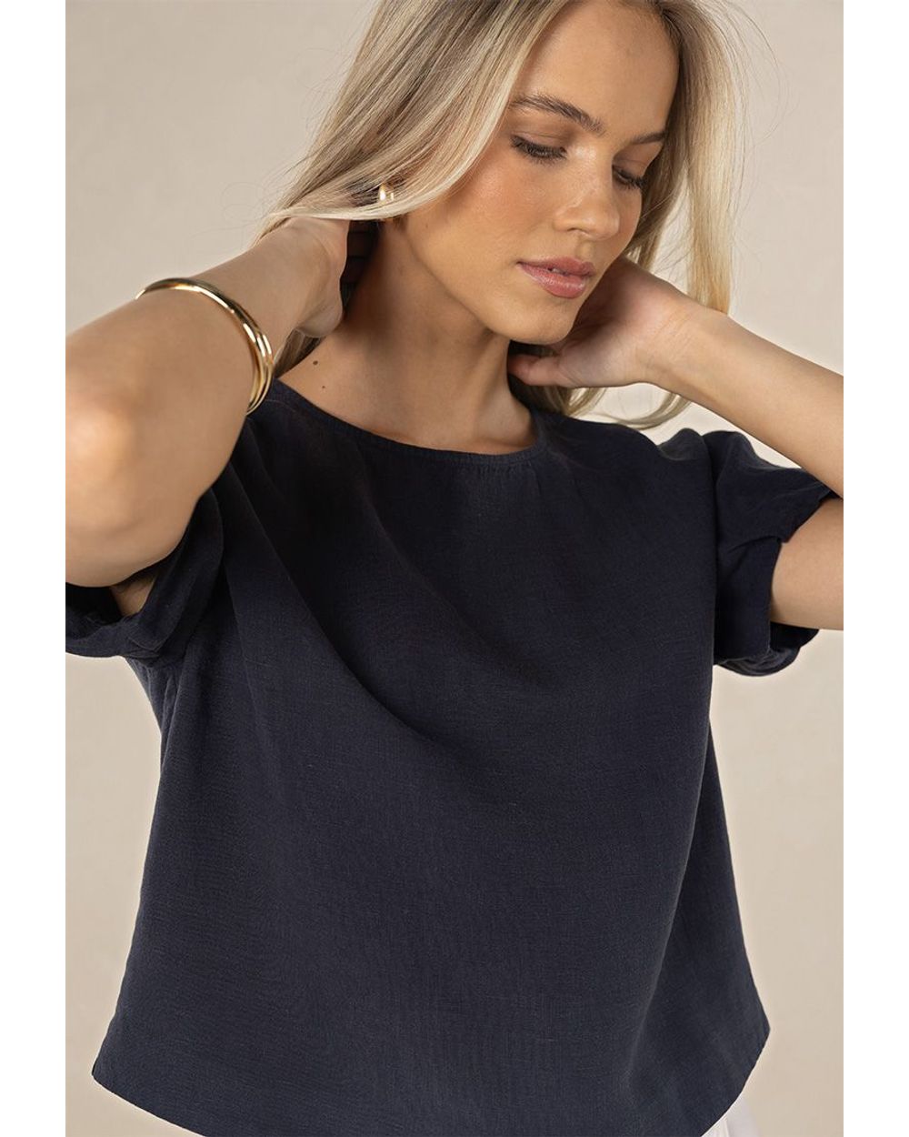 Humidity Marise Top in navy