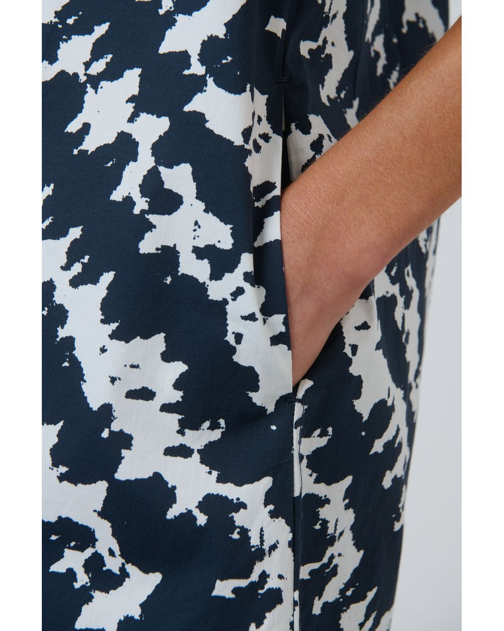 Poplin Dress in Puzzled