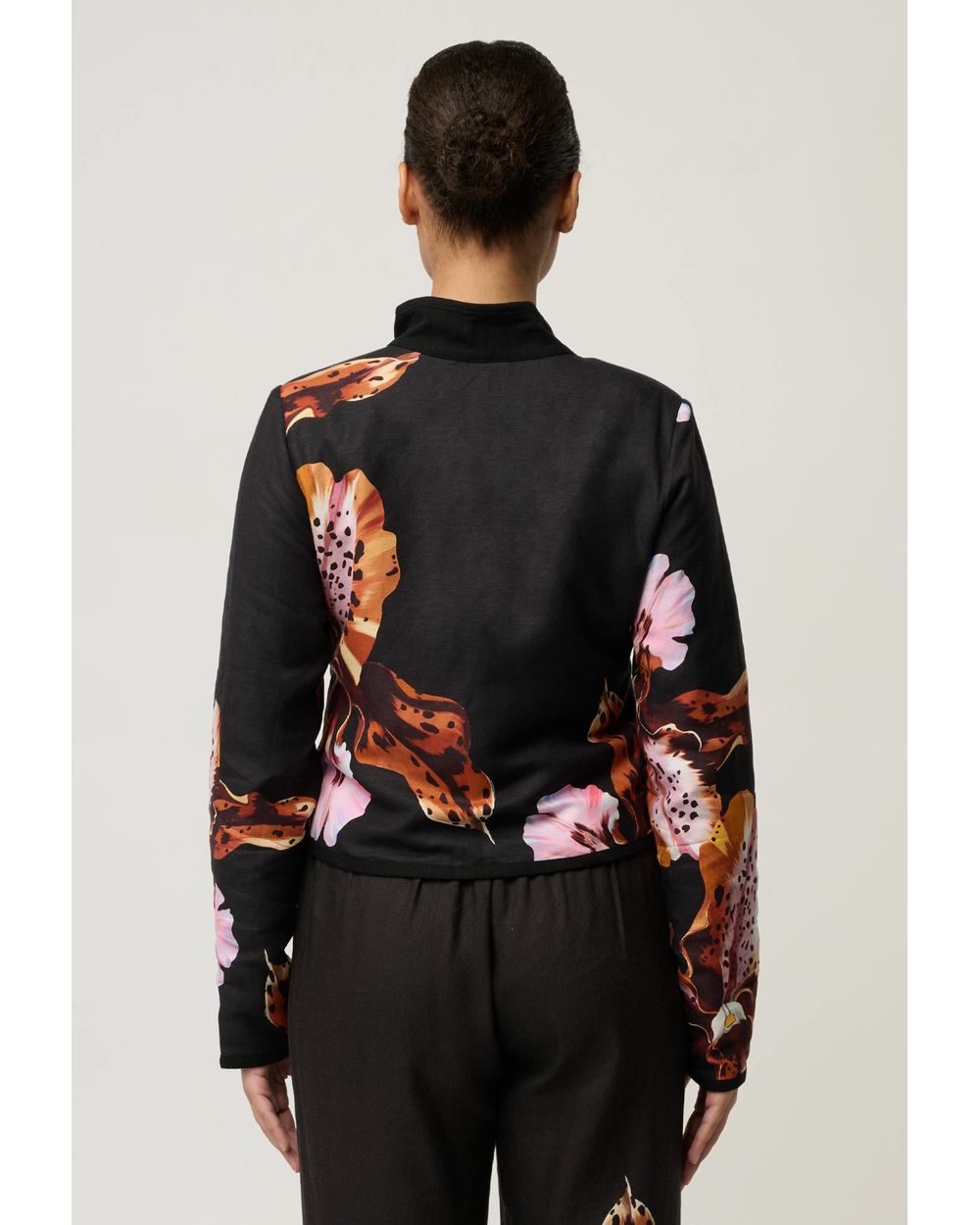 Delray Reversible Jacket (Sunset Orchid / Noir Orchid)