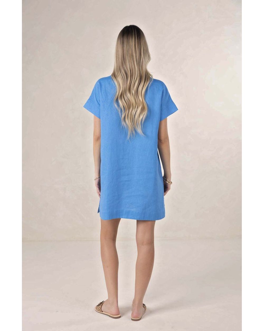 Humidity Yana Dress in Cornflower
