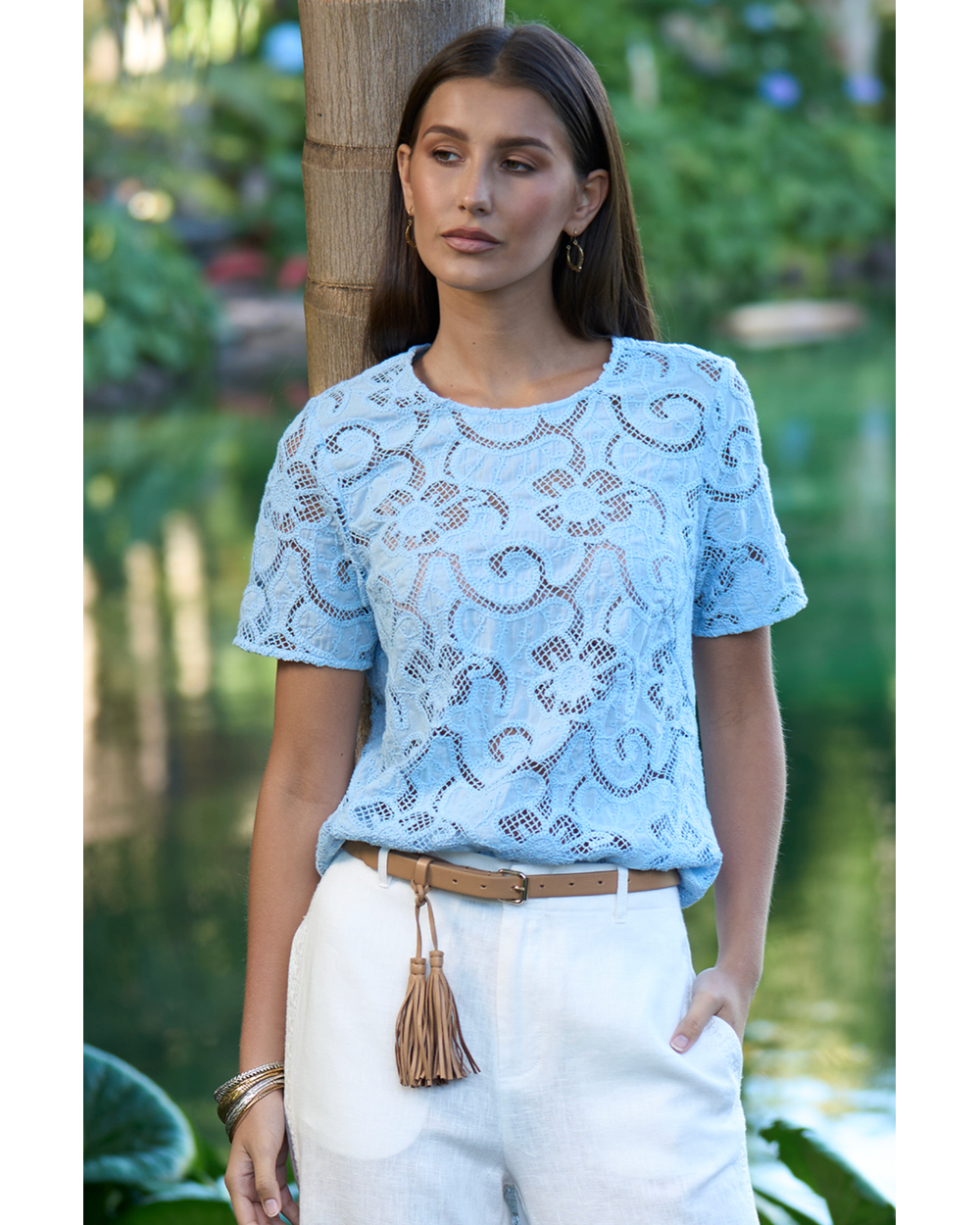Moonstone Top (Sky Blue)