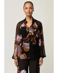 Maris Sheer Chiffon Blouse (Sunset Orchid)