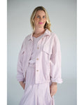 Portofino Cord Jacket in Pink