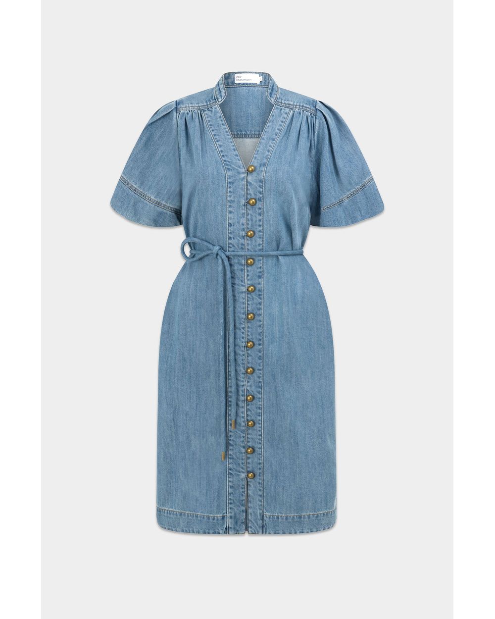 Zoe Kratzmann Honor Dress in Mid Wash Denim