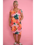 Ella Dress in Romance print