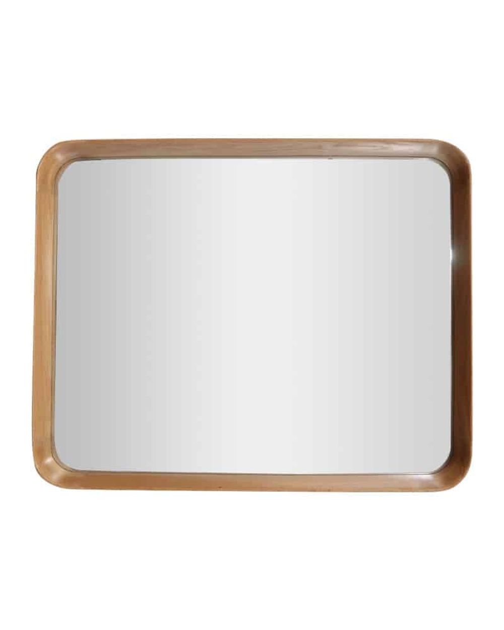 Le Forge Odin Mirror in natural oak, detail view