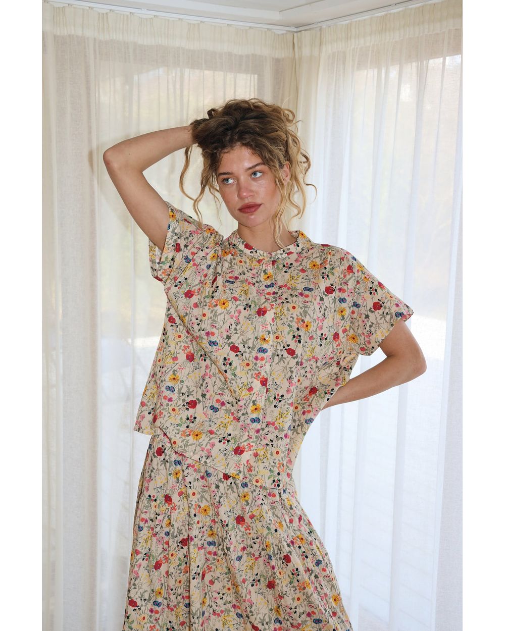 Lolly's Laundry Mya Shirt in Flower Print
