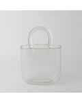 Le Forge Glass Bag Vase 1 in clear glass