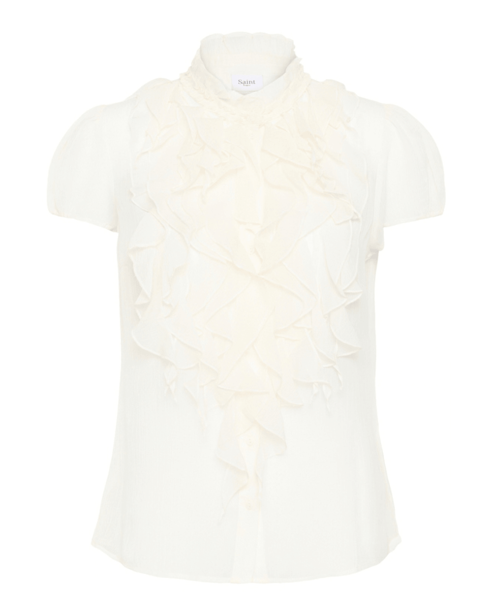 Saint Tropez - Lilja Crinkle Shirt (Ice)