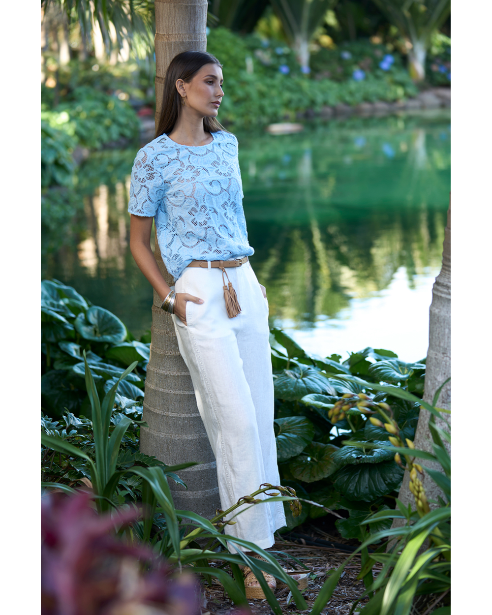Moonstone Top (Sky Blue)