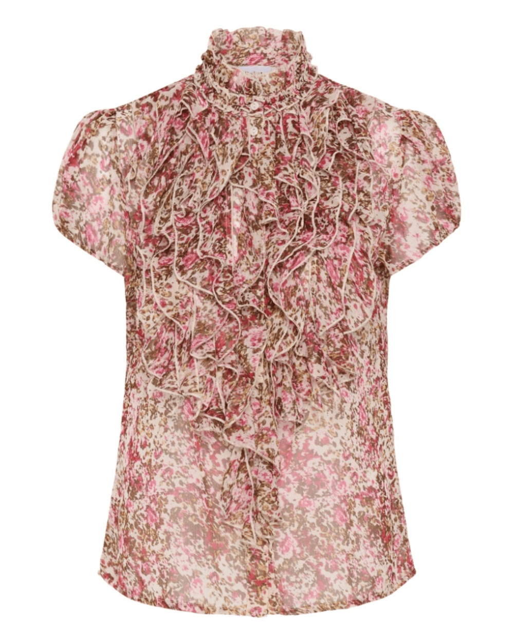 Saint Tropez - Lilja Crinkle Shirt (Ballerina Brushed Bloom)