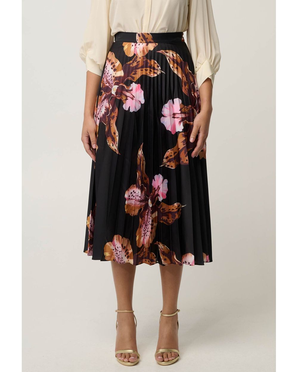 Iris Pleated Skirt (Sunset Orchid)
