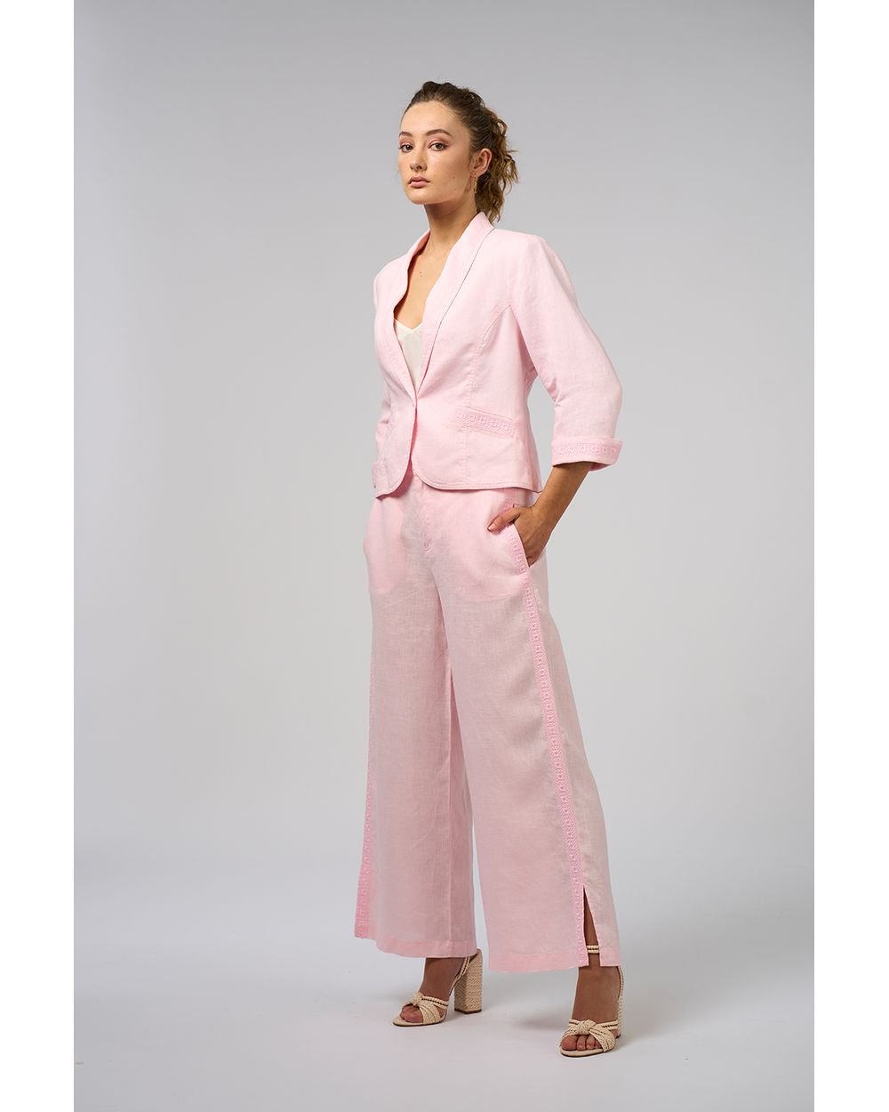 Firefly Jacket in Blush, side view