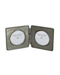 French Country Pewter Double Round Photo Frame 2x2
