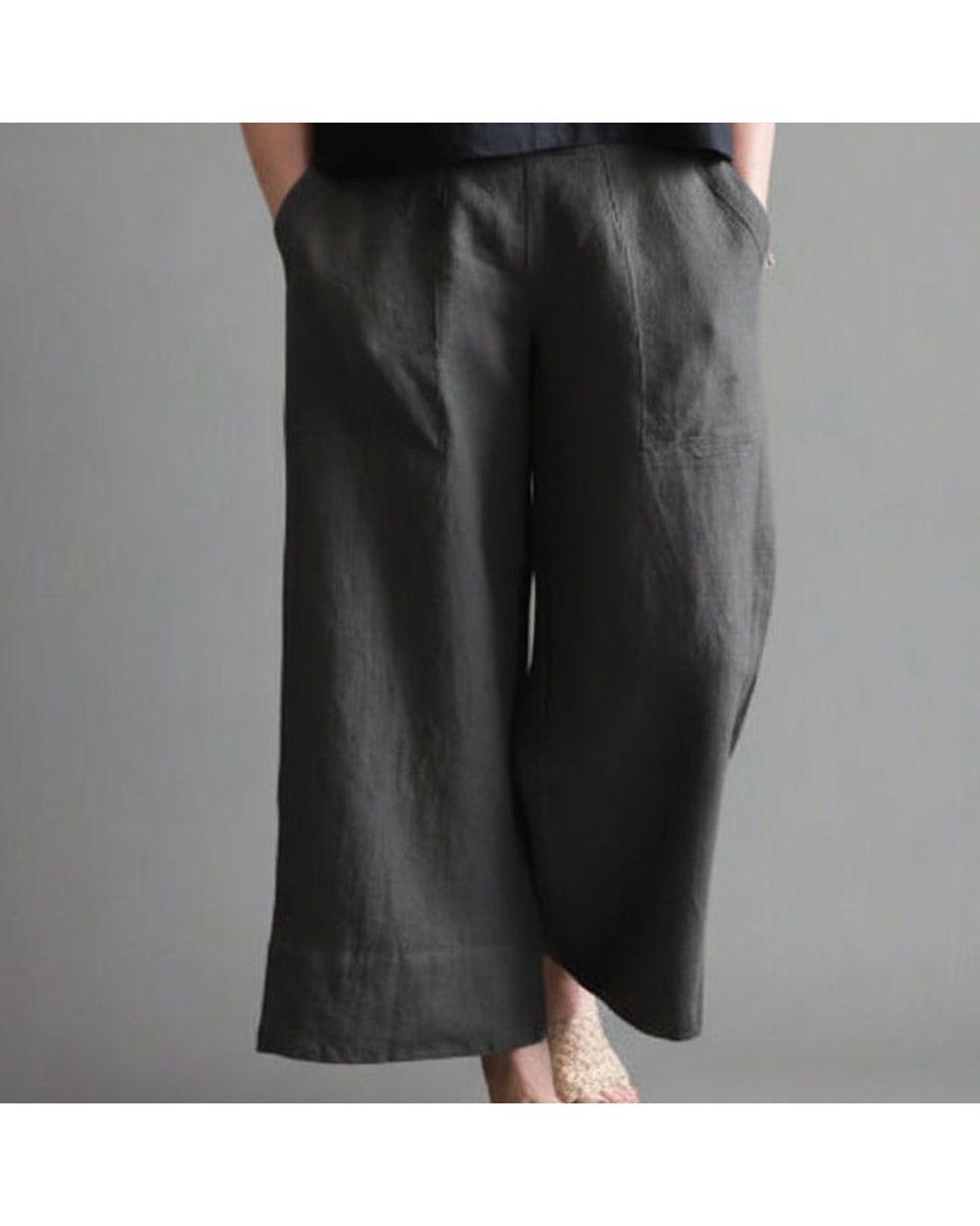 Flaxbloom Paris Pant in Natural, detail