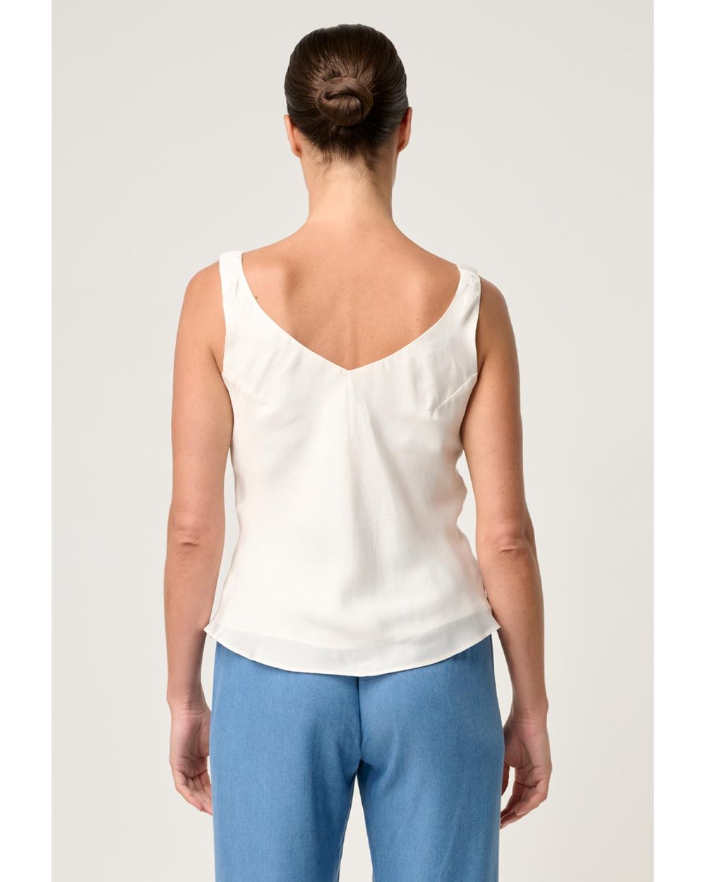 Delray Reversible Cupro Cami (Ivory)