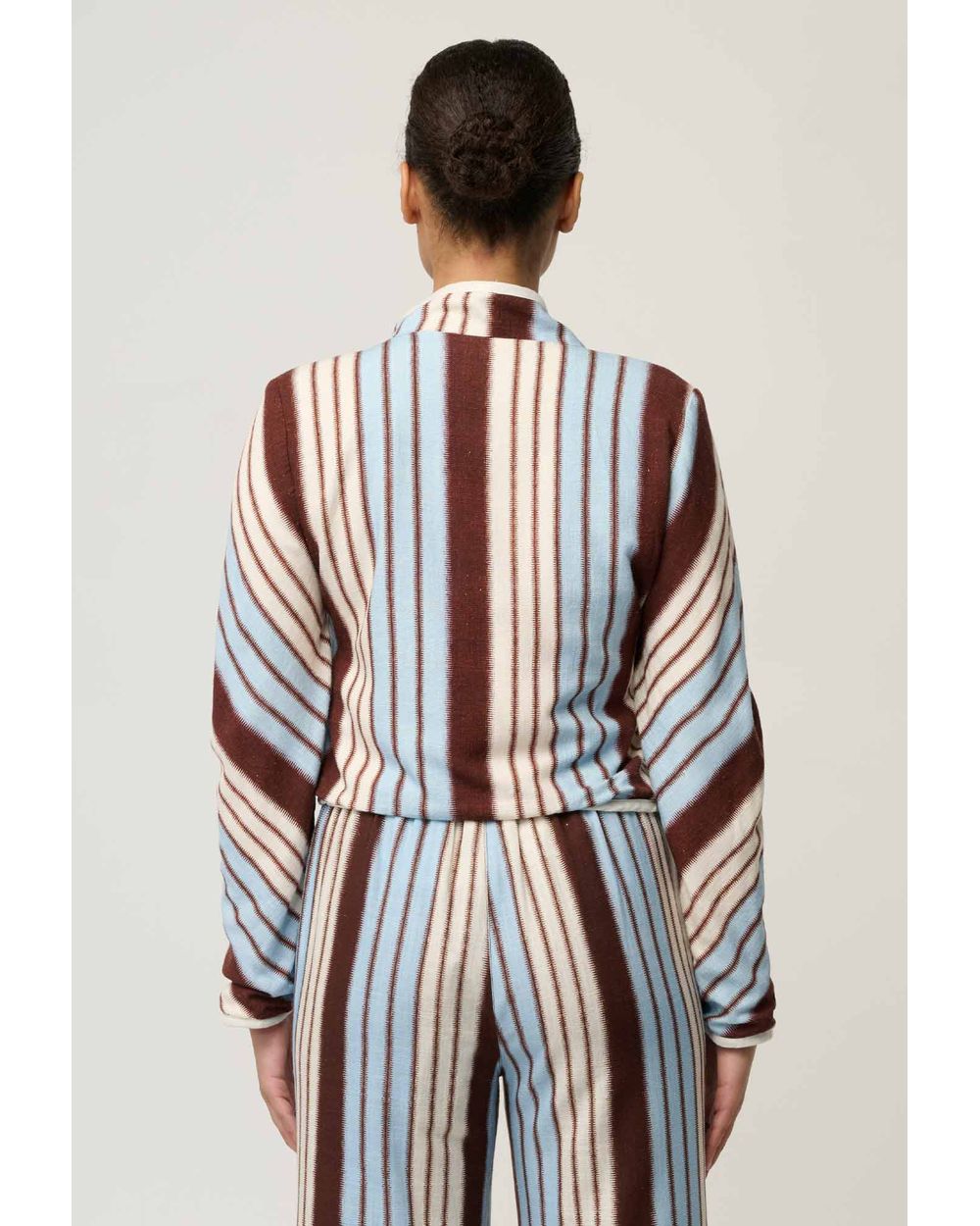 Delray Reversible Jacket (Nautilus Bloom / Iridescent Stripe)