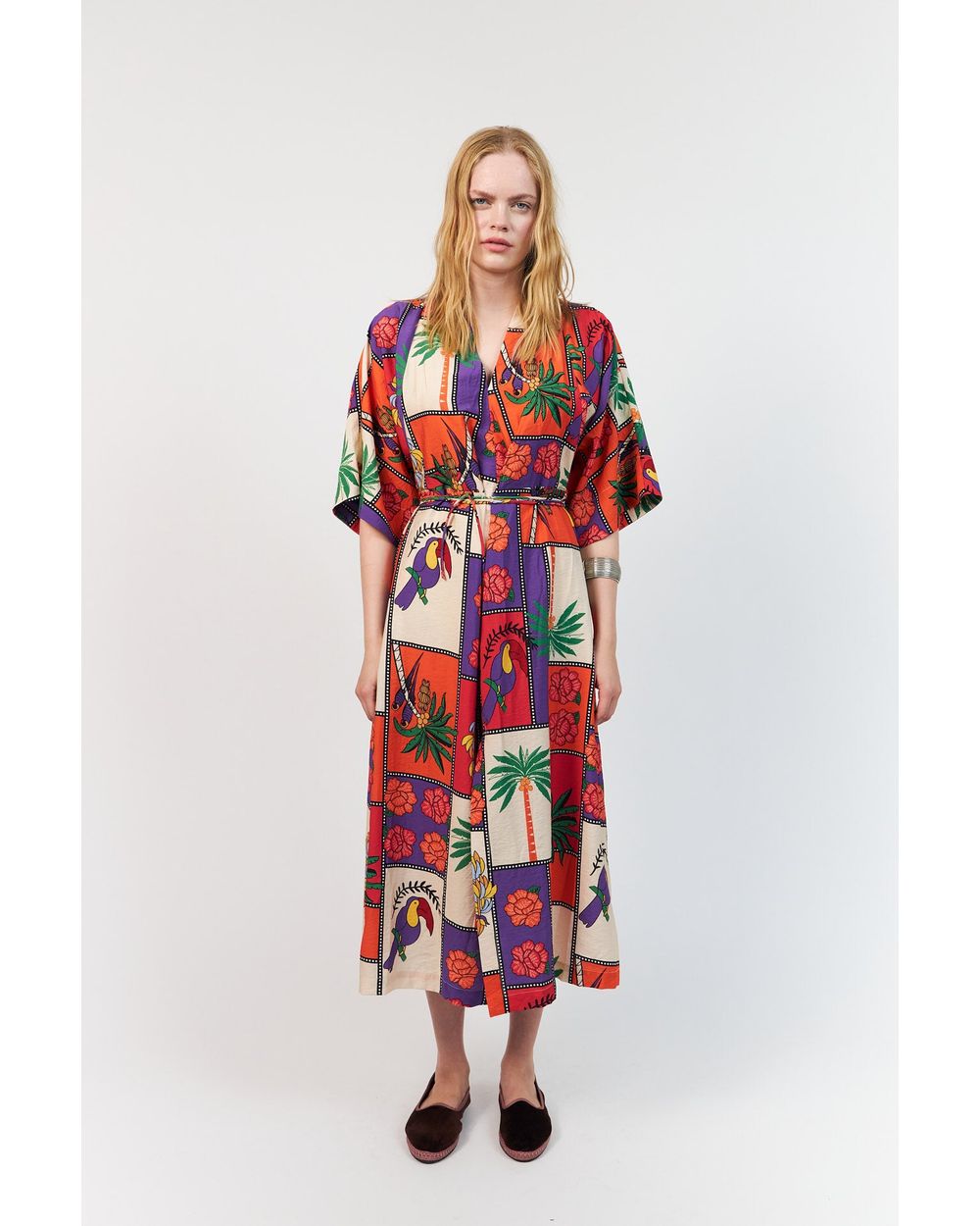 Lolly's Laundry Jemima Maxi Dress in Multi print