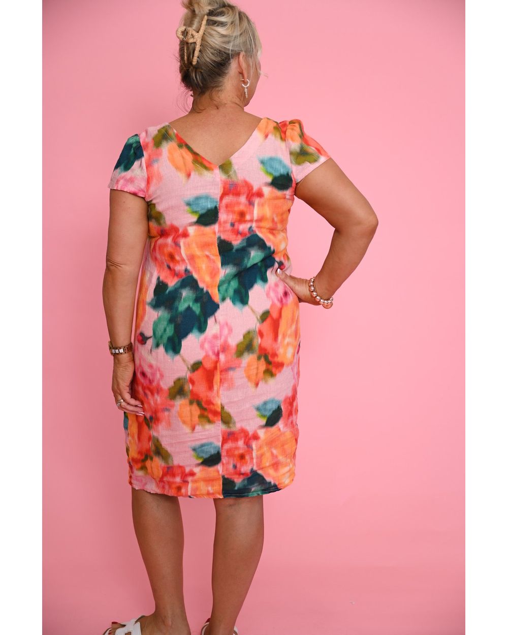 Ella Dress in Romance print