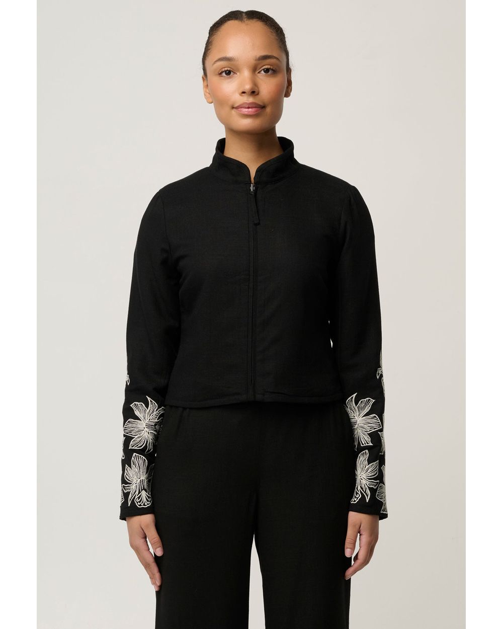 Delray Reversible Jacket (Sunset Orchid / Noir Orchid)