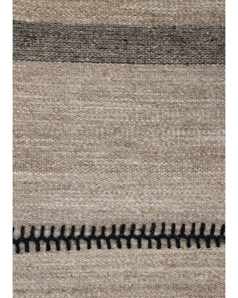 Tribal Wool Woven Rug in Earth Tones