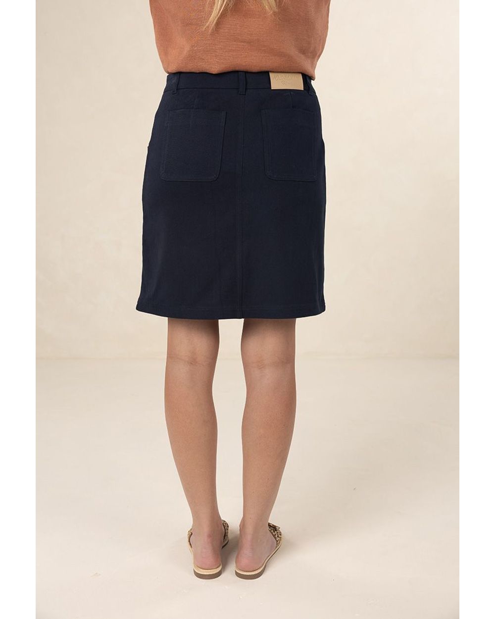 Humidity Freestyle Skirt in Navy