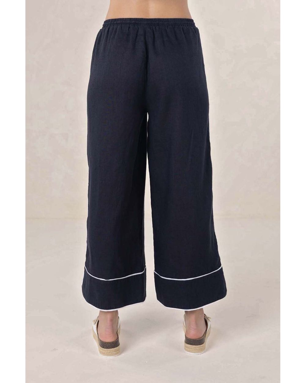 Humidity Lugano Pant in Navy and White