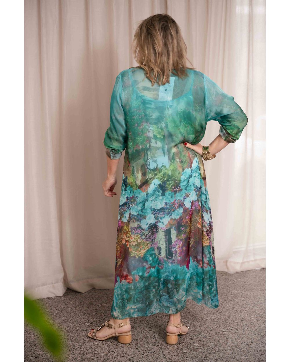 Enchanted Dress in Turquoise