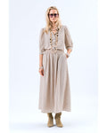 Lolly's Laundry Bono Shirt SS in Creme polka dot