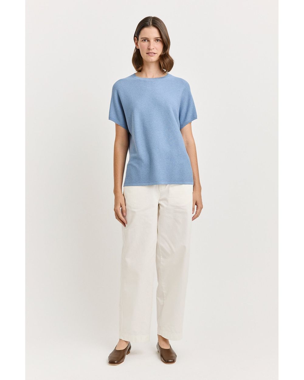 Links Cap Sleeve Top (Mist)