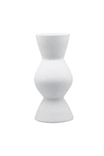 Madras Link - Modern Matte White Vase