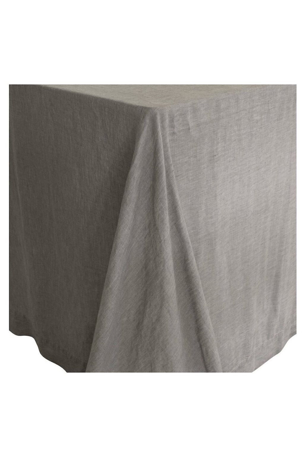 Maxwell Charcoal Linen Tablecloth
