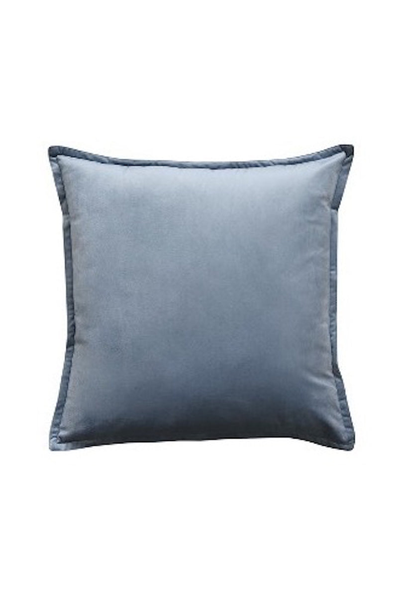 Madras Link - Mira Velvet Stone Blue Cushion