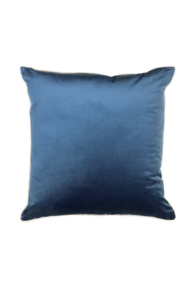 Madras Link - Clifton Ink Velvet Piped Cushion