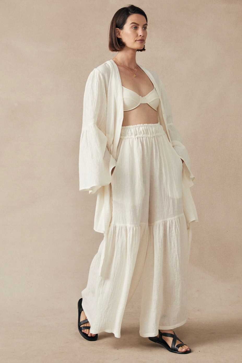 Gaia Kimono Ivory