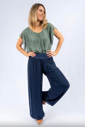 Faustina Pants Navy