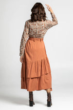Boom Shankar - Elio Wrap Skirt Rust